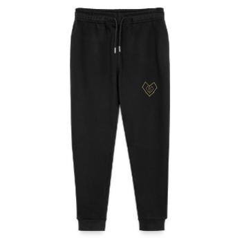 Des cœurs faits d’allumettes - Pantalon de jogging bio Mini Mover Stanley/Stella Ado  - noir - Devant