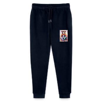 Rainbow Monkey - Stanley/Stella Mini Mover Teen Organic Jogging Trousers  - navy - Front
