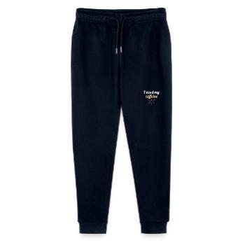 I Need My Caffeine Kaffee Kaffeetrinker Witz - Stanley/Stella Teenager Bio Jogginghose Mini Mover  - Navy - Vorne