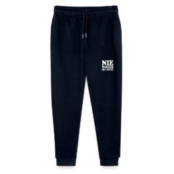 Nie wieder ist jetzt - Stanley/Stella Teenager Bio Jogginghose Mini Mover  - Navy - Vorne