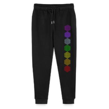 Fleur de Vie - 5ème Dimension - 7 Chakras - Pantalon de jogging bio Mini Mover Stanley/Stella Ado  - noir - Devant