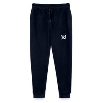 Still Working On My Landing | Funny Broken Leg - Stanley/Stella Mini Mover Teen Organic Jogging Trousers  - navy - Front