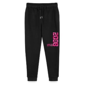 18TH BIRTHDAY PINK LIMITED EDITION 2008 - Stanley/Stella Mini Mover Teen Organic Jogging Trousers  - black - Front