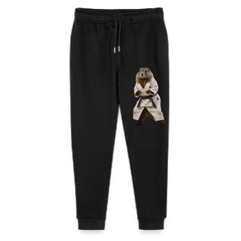 Sporty marmot - Stanley/Stella Mini Mover Teen Organic Jogging Trousers  - black - Front