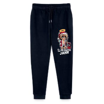 Funny Christ Child Saying - Stanley/Stella Mini Mover Teen Organic Jogging Trousers  - navy - Front