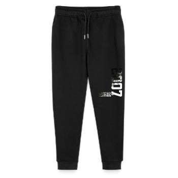 LIMITED EDITION 2007 COOL 19TH BIRTHDAY - Stanley/Stella Mini Mover Teen Organic Jogging Trousers  - black - Front
