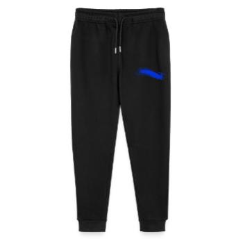 Blue Ink Strip Watercolor - Stanley/Stella Mini Mover Teen Organic Jogging Trousers  - black - Front