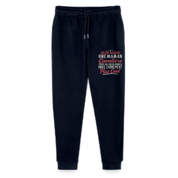 I'm a Cavalier Mom, Downright Cool - Stanley/Stella Mini Mover Teen Organic Jogging Trousers  - navy - Front