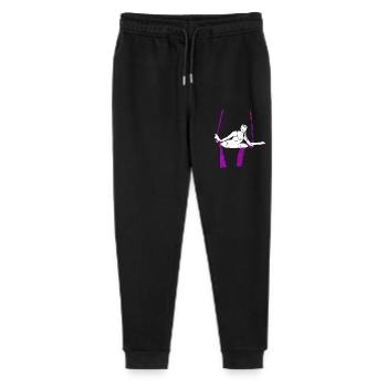 Chevauchement aérien en soie - Pantalon de jogging bio Mini Mover Stanley/Stella Ado  - noir - Devant