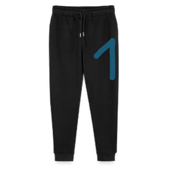 1 Nummer eins Zahl Geburtstag - Stanley/Stella Teenager Bio Jogginghose Mini Mover  - Schwarz - Vorne