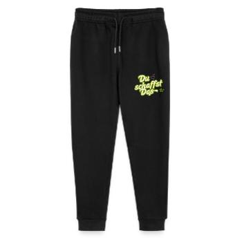 Du schaffst das - Stanley/Stella Teenager Bio Jogginghose Mini Mover  - Schwarz - Vorne
