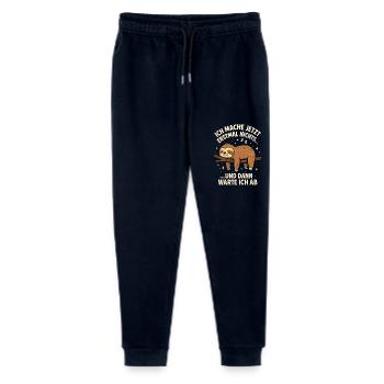 Ich Mache Jetzt Erstmal Nichts Lustiger Spruch - Stanley/Stella Teenager Bio Jogginghose Mini Mover  - Navy - Vorne