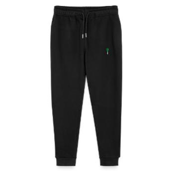 Embroidered leeks - Stanley/Stella Mini Mover Teen Organic Jogging Trousers  - black - Front