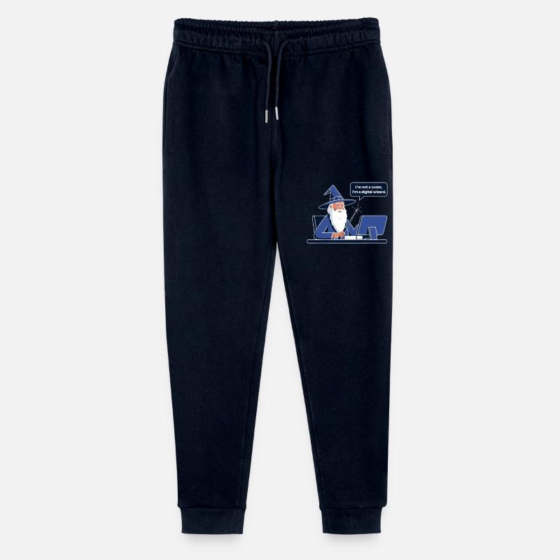 I'm Not a Coder I'm a Digital Wizard Programmer - Stanley/Stella Mini Mover Teen Organic Jogging Trousers  - navy