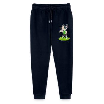 Avion en papier chien - Pantalon de jogging bio Mini Mover Stanley/Stella Ado  - marine - Devant