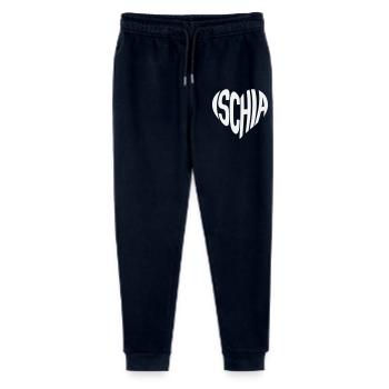 Faute de frappe de la forme du cœur d’Ischia - Pantalon de jogging bio Mini Mover Stanley/Stella Ado  - marine - Devant