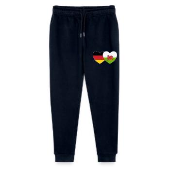 Germany Wales Flag - Stanley/Stella Mini Mover Teen Organic Jogging Trousers  - navy - Front