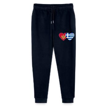 Monténégro Grèce drapeau - Pantalon de jogging bio Mini Mover Stanley/Stella Ado  - marine - Devant