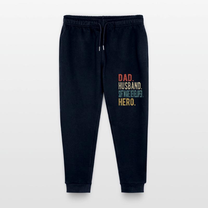 Software Developer Papa Husband Hero Stanley/Stella Mini Mover Teen Organic Jogging Trousers 