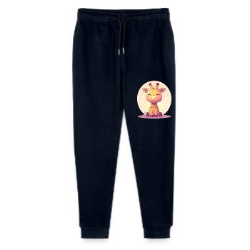 Giraffe for children - Stanley/Stella Mini Mover Teen Organic Jogging Trousers  - navy - Front