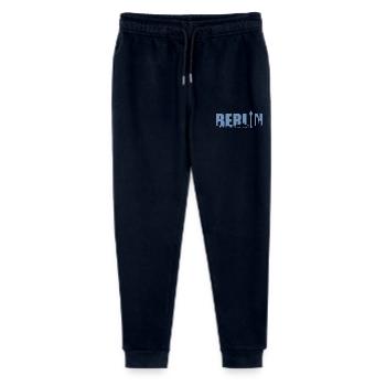 Berlin Skyline Design Silhouette TV Tower - Stanley/Stella Mini Mover Teen Organic Jogging Trousers  - navy - Front
