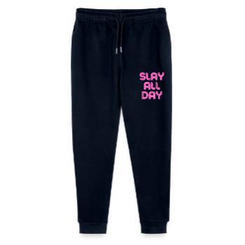 Slay all Day - Stanley/Stella Mini Mover Teen Organic Jogging Trousers  - navy - Front