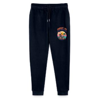 Take it Easy Summer Beach - Stanley/Stella Teenager Bio Jogginghose Mini Mover  - Navy - Vorne