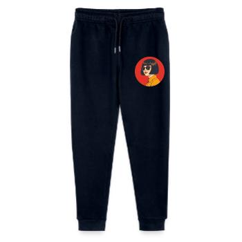 Kühne Retro-Ästhetik mit Sonnenbrille - Stanley/Stella Teenager Bio Jogginghose Mini Mover  - Navy - Vorne