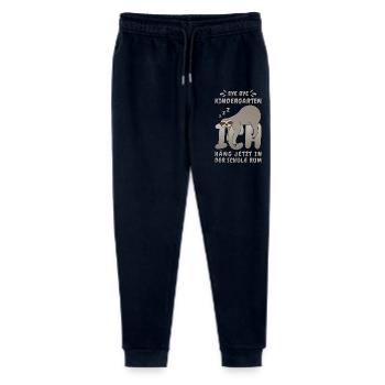 Faultier Bye Bye Kindergarten Schule Grundschule - Stanley/Stella Teenager Bio Jogginghose Mini Mover  - Navy - Vorne
