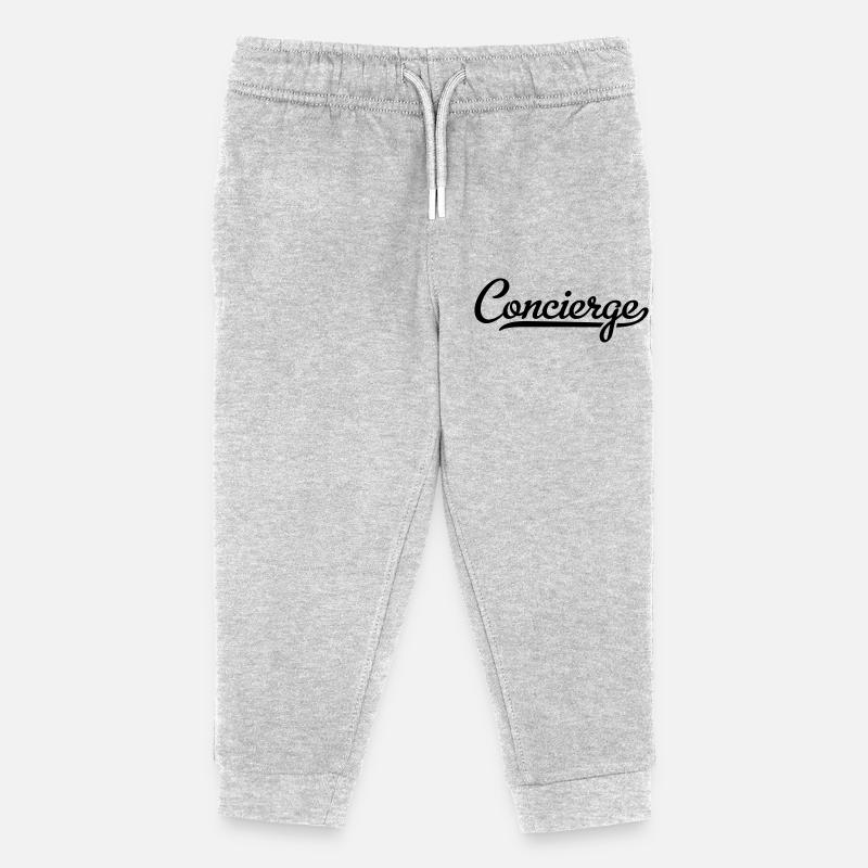 Concierge - Pantalon de jogging enfant bio Stanley/Stella - gris chiné