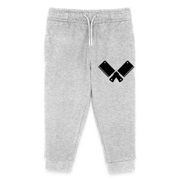 Kitchen knife - Kids Organic Sweatpants by Stanley/Stella - heather grey - Front