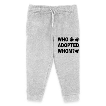 Chien - Pantalon de jogging enfant bio Stanley/Stella - gris chiné - Devant