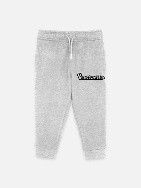 Pensionärin - Kinder Organic Jogginghose Mini Mover von Stanley/Stella - Grau meliert