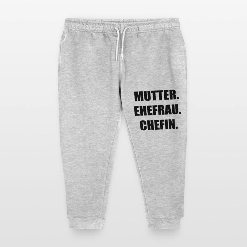 Mutter Ehefrau Chefin Kinder Organic Jogginghose Mini Mover von Stanley/Stella