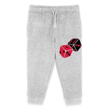 cube - Kids Organic Sweatpants by Stanley/Stella - heather grey - Front