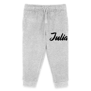 Nom de Julia - Pantalon de jogging enfant bio Stanley/Stella - gris chiné - Devant