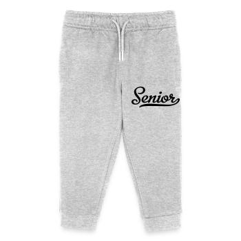Supérieur - Pantalon de jogging enfant bio Stanley/Stella - gris chiné - Devant