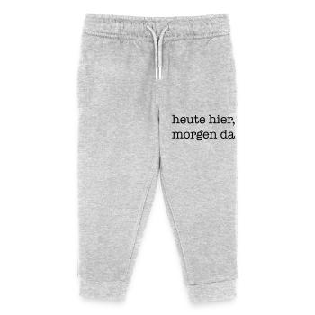travel - Kids Organic Sweatpants by Stanley/Stella - heather grey - Front