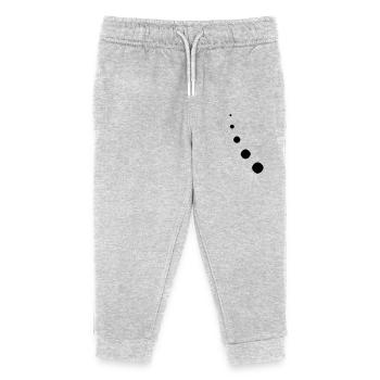 Dots Decor Noeud - Pantalon de jogging enfant bio Stanley/Stella - gris chiné - Devant