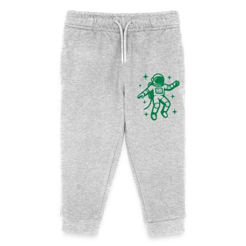 Astronaut floating freely in space - Kids Organic Sweatpants by Stanley/Stella - heather grey - Front