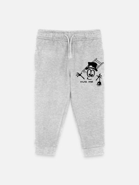 Schornsteinfeger Glücksbringer - Kinder Organic Jogginghose Mini Mover von Stanley/Stella - Grau meliert