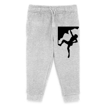 grimpeurs transition - Pantalon de jogging enfant bio Stanley/Stella - gris chiné - Devant