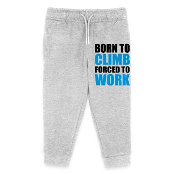 escalade - Pantalon de jogging enfant bio Stanley/Stella - gris chiné - Devant