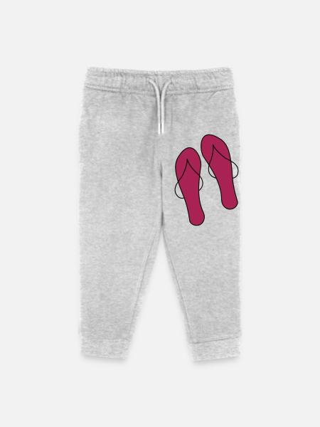 flipflops - Kinder Organic Jogginghose Mini Mover von Stanley/Stella - Grau meliert