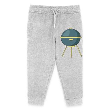 Grill - Kinder Organic Jogginghose Mini Mover von Stanley/Stella - Grau meliert - Vorne
