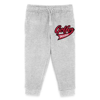 golf - Kids Organic Sweatpants by Stanley/Stella - heather grey - Front