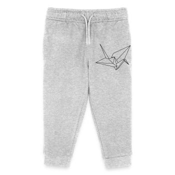 oiseau - Pantalon de jogging enfant bio Stanley/Stella - gris chiné - Devant