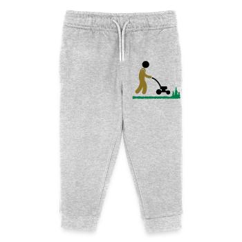 garden - Kids Organic Sweatpants by Stanley/Stella - heather grey - Front