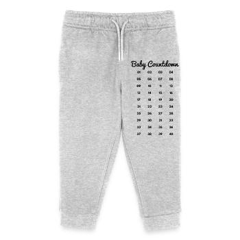 Semaines de grossesse - Pantalon de jogging enfant bio Stanley/Stella - gris chiné - Devant