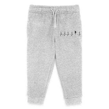 Tanzen - Kinder Organic Jogginghose Mini Mover von Stanley/Stella - Grau meliert - Vorne